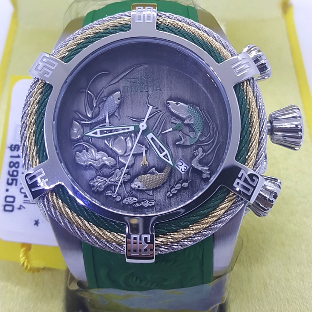 FIRM PRICE-$1895 Invicta Unisex Bolt Zeus Koi Fish